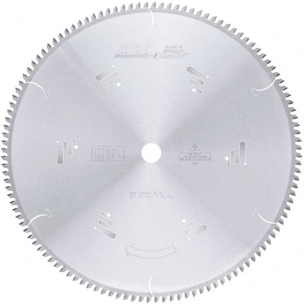 Amana Tool - 18" Diam, 1" Arbor Hole Diam, 120 Tooth Wet & Dry Cut Saw Blade - Carbide-Tipped, Clean Action, Standard Round Arbor - Americas Industrial Supply