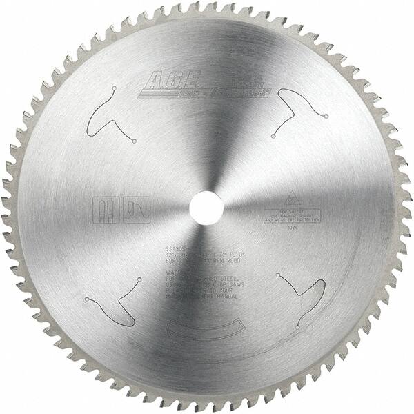 Amana Tool - 12" Diam, 1" Arbor Hole Diam, 72 Tooth Wet & Dry Cut Saw Blade - Carbide-Tipped, Clean Action, Standard Round Arbor - Americas Industrial Supply