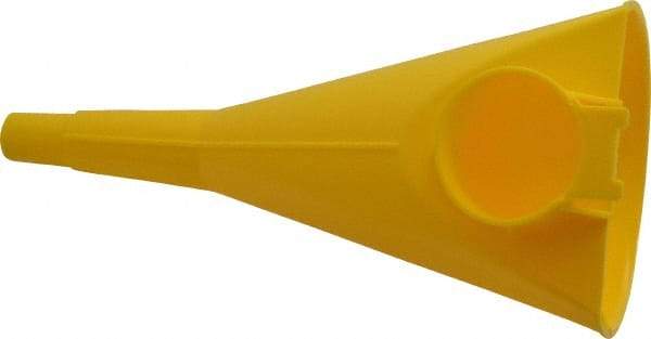 Eagle - 9 Inch Long, Safety Can Poly Funnel - Compatible with 1/2 and 5 Gallon Type I Safety Cans - Americas Industrial Supply
