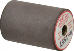 Cratex - 1" Max Diam x 1-1/2" Long, Cylinder, Rubberized Point - Medium Grade, Silicon Carbide, 1/4" Arbor Hole, Unmounted - Americas Industrial Supply
