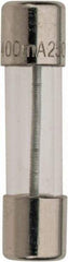 Ferraz Shawmut - 250 VAC, 0.4 Amp, Time Delay Miniature Glass Fuse - Clip Mount, 20mm OAL, 5mm Diam - Americas Industrial Supply
