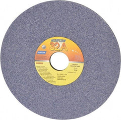 Norton - 8" Diam x 1-1/4" Hole x 1/4" Thick, I Hardness, 46 Grit Surface Grinding Wheel - Aluminum Oxide, Type 1, Coarse Grade, 3,105 Max RPM, Vitrified Bond, No Recess - Americas Industrial Supply