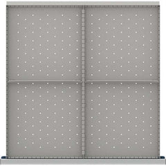 LISTA - 4-Compartment Drawer Divider Layout for 3.15" High Drawers - Americas Industrial Supply