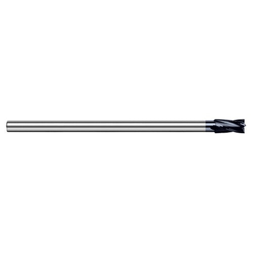End Mills - Reduced Shank End Mills - 0.1875″ (3/16″) Cutter Diameter × 0.2810″ (9/32″) Length of Cut Carbide Reduce Shank Square End Mill, 4 Flutes, AlTiN Coated