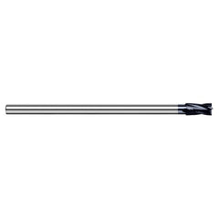 End Mills - Reduced Shank End Mills - 0.1562″ (5/32″) Cutter Diameter × 0.2350″ Length of Cut Carbide Reduce Shank Square End Mill, 4 Flutes, AlTiN Coated
