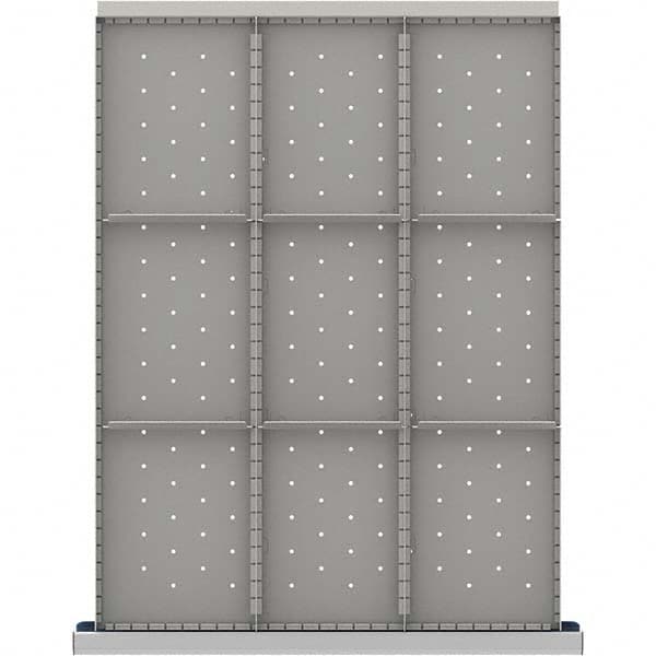 LISTA - 9-Compartment Drawer Divider Layout for 3.15" High Drawers - Americas Industrial Supply