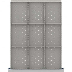 LISTA - 9-Compartment Drawer Divider Layout for 3.15" High Drawers - Americas Industrial Supply