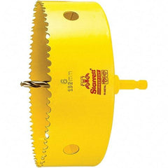 Starrett - 6" Diam, 2" Cutting Depth, Hole Saw - High Speed Steel Saw, Toothed Edge - Americas Industrial Supply