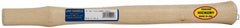 Made in USA - 18" Long Replacement Handle for Ball Pein, Machinist & Riveting Hammers - 1-3/16" Eye Length x 11/16" Eye Width, Hickory, Material Grade Type A - Americas Industrial Supply