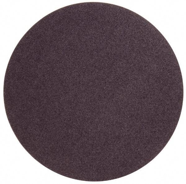 Norton - 24" Diam, 36 Grit Aluminum Oxide Adhesive PSA Disc - Very Coarse, Brown, X Weighted Cloth Backing, Flexible - Americas Industrial Supply
