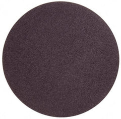 Norton - 24" Diam, 36 Grit Aluminum Oxide Adhesive PSA Disc - Very Coarse, Brown, X Weighted Cloth Backing, Flexible - Americas Industrial Supply