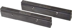 Snap Jaws - 8" Wide x 1.53" High x 0.73" Thick, Step Vise Jaw - Steel, Fixed Jaw, Compatible with 6" Vises - Americas Industrial Supply