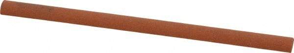 Norton - 4" Long x 1/4" Diam Aluminum Oxide Sharpening Stone - Half Round, Fine Grade - Americas Industrial Supply