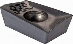 Iscar - APCT100302 HM Grade IC328 Carbide Milling Insert - TiCN Finish, 0.138" Thick, 0.25mm Corner Radius - Americas Industrial Supply