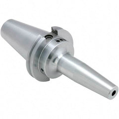 Techniks - 3/4" Hole Diam, CAT50 Taper Shank Shrink Fit Tool Holder & Adapter - 8" Projection, 1.42" Nose Diam, Through Coolant - Exact Industrial Supply