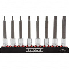 Hex Bit Socket Set: 1/4″ Drive, 8 Pc, 1.5 to 7 mm Hex 1.5, 2, 2.5, 3, 4, 5, 6, 7 for 1/4 Drive