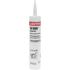 Loctite - 300 mL Cartridge Clear RTV Silicone Joint Sealant - -65 to 450°F Operating Temp, 30 min Tack Free Dry Time, 24 hr Full Cure Time - Americas Industrial Supply