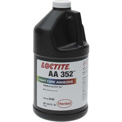 Loctite - 1 L Bottle Clear Light Cure Adhesive - 352 1 LITER UV LOCTITE LTCURE ADHS - Americas Industrial Supply