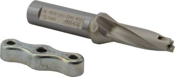 Iscar - 0.492 to 0.508" Diam, 3xD, 1.47" Max Depth, 5/8" Shank Diam, Replaceable Tip Drill - 12 Seat Size, DCM Toolholder, Series ChamDrill - Americas Industrial Supply