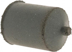 Cratex - 7/8" Max Diam x 1-1/4" Long, Cone, Rubberized Point - Coarse Grade, Silicon Carbide, 1/4" Arbor Hole, Unmounted - Americas Industrial Supply