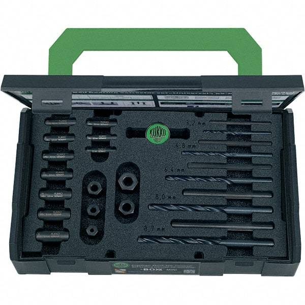 KUKKO - Bolt Extractor Sets Tool Type: Bolt & Screw Extractor Size Range (Inch): 1/4 - 5/8 - Americas Industrial Supply