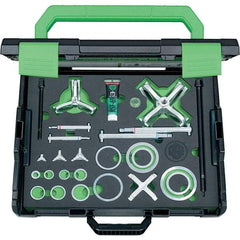 KUKKO - 38 Piece, 3/8 to 3-7/8" Spread, Blind Hole Puller Set - 2 Bolts, 14 Jaws, 6-3/16" Reach - Americas Industrial Supply