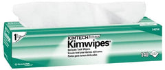 Kimtech - Dry Clean Room/Lab/Critical Task Wipes - Pop-Up, 16-5/8" x 14-3/4" Sheet Size, White - Americas Industrial Supply