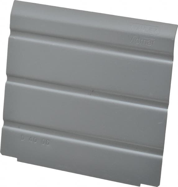 Vidmar - Tool Box Steel Drawer Divider - 4-1/4" Wide x 4-5/8" Deep x 4-1/2" High, Gray, For Vidmar Cabinets - Americas Industrial Supply