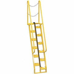 Vestil - 125-7/8" High 350 Lb Capacity 12 Step Alternating Tread Stair - Americas Industrial Supply