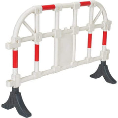 Vestil - Folding Gates & Barricades Type: Hand Railing Sections Height (Inch): 40 - Americas Industrial Supply