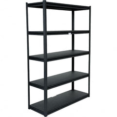 Vestil - 5 Shelf Steel Shelving - 2,000 Lb Capacity, 18" Wide x 72" High x 48" Deep - Americas Industrial Supply