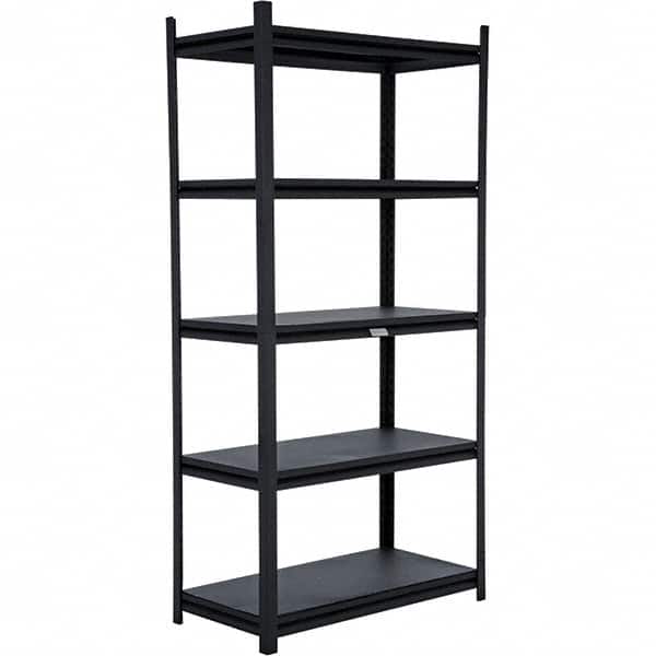 Vestil - 5 Shelf Steel Shelving - 2,000 Lb Capacity, 18" Wide x 72" High x 36" Deep - Americas Industrial Supply