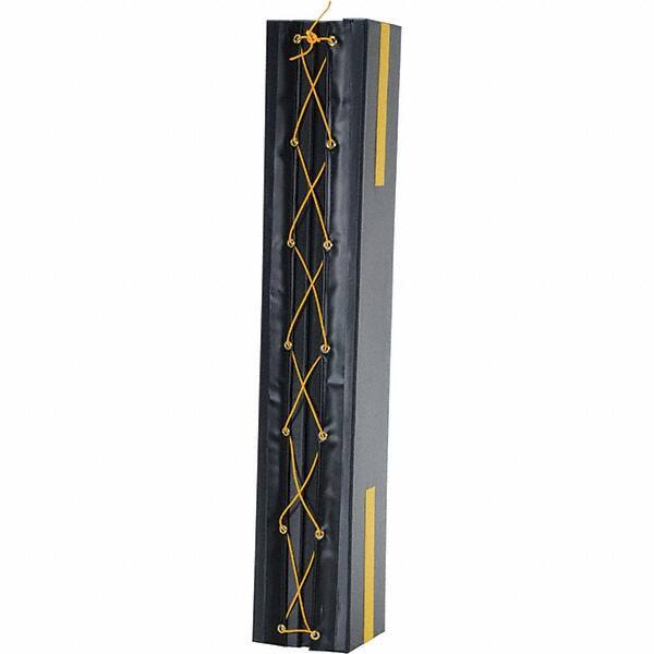 Vestil - 6" High, Column Protector - Fits 8" Columns, Black - Americas Industrial Supply