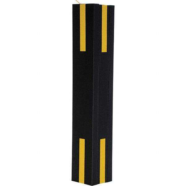 Vestil - 6" High, Column Protector - Fits 6" Columns, Black - Americas Industrial Supply