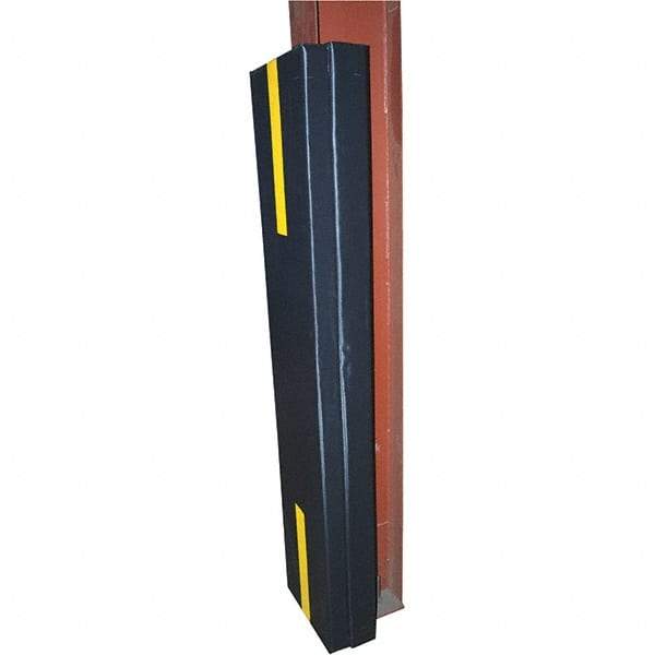 Vestil - 6" High, Column Protector - Fits 4" Columns, Black - Americas Industrial Supply