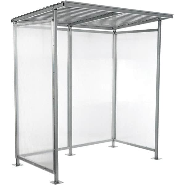 Vestil - Shelters Type: Smoking Shelter Width (Feet): 6 - Americas Industrial Supply