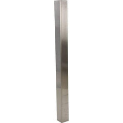 Vestil - 3-1/2" Long, Steel Corner Guard - Silver - Americas Industrial Supply