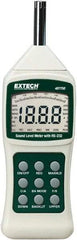 Extech - A and C Frequency Weight, LCD Display Sound Meter - 30 to 130 Decibels - Americas Industrial Supply