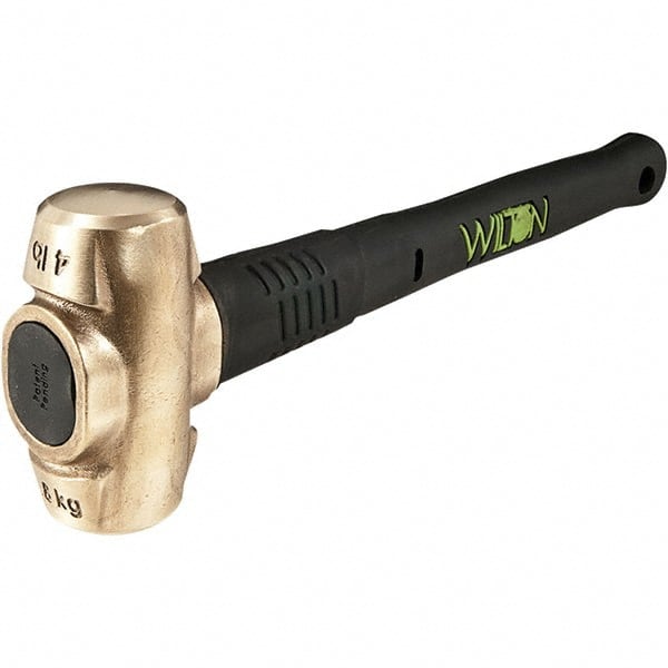 Wilton - Non-Sparking Hammers Tool Type: Brass Hammer Head Material: Brass - Americas Industrial Supply