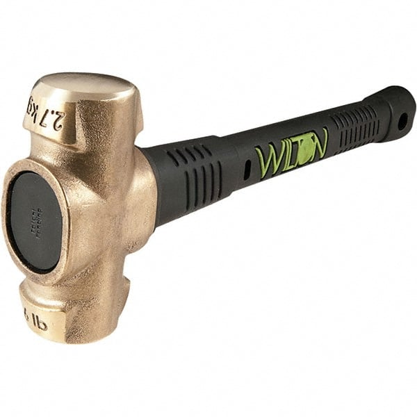 Wilton - Non-Sparking Hammers Tool Type: Brass Hammer Head Material: Brass - Americas Industrial Supply