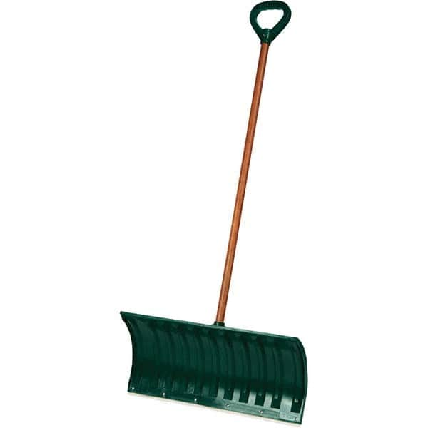 25″ Polyethylene Snow Shovel 49″ D-Grip Wood Handle