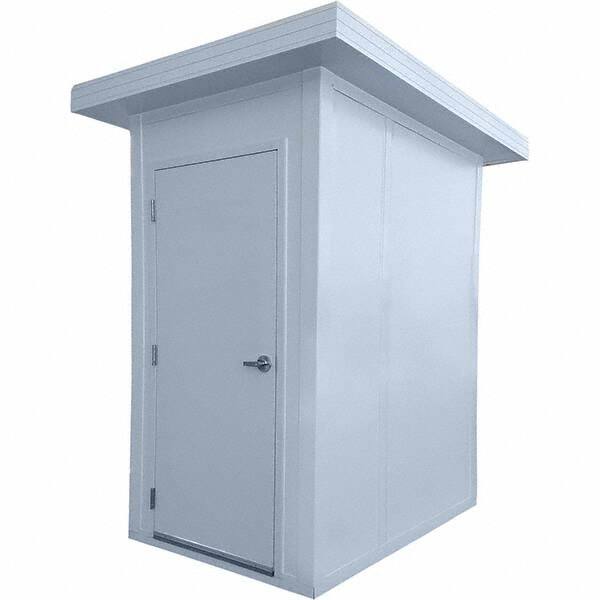 Panel Built - 4' Long x 4' Wide x 8' High, Equipment Booth - Americas Industrial Supply
