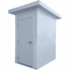 Panel Built - 4' Long x 4' Wide x 8' High, Equipment Booth - Americas Industrial Supply