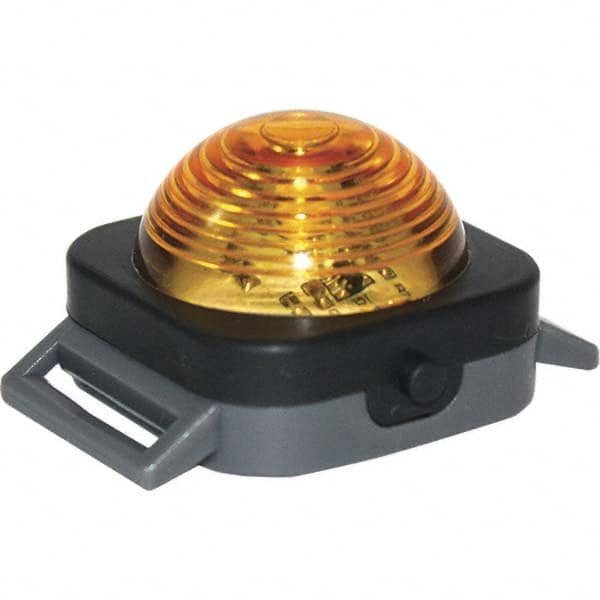 Strobe & Flashing Lights; Light Type: Flashing, Steady; Lens Color: Amber; Lamp Type: LED; Mounting Type: Magnetic Mount; NEMA Rating: 3R; Voltage: 6 V; Recommended Environment: Commercial; Amperage: 3.00 A; Flashes Per Minute: 60; Amperage: 3.00; Minimum