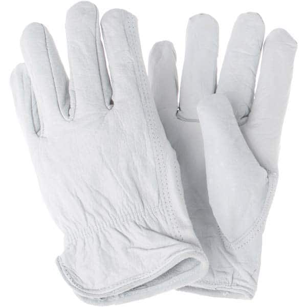 MCR Safety - Size M Leather Abrasion & Puncture Protection Work Gloves - Americas Industrial Supply