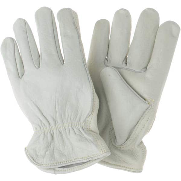 MCR Safety - Size M Leather Abrasion Protection Work Gloves - Americas Industrial Supply