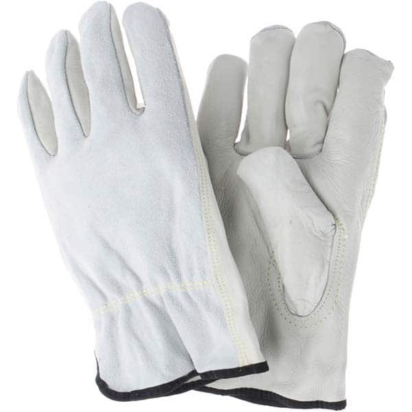 MCR Safety - Size 3XL Leather Abrasion Protection Work Gloves - Americas Industrial Supply