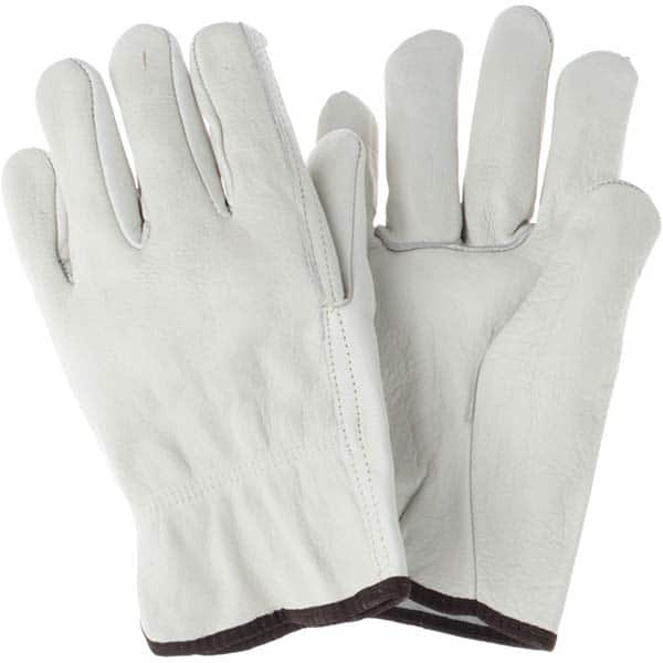 MCR Safety - Size L Leather Abrasion Protection Work Gloves - Americas Industrial Supply
