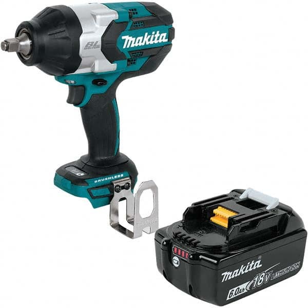 Makita - Cordless Impact Wrenches & Ratchets Voltage: 18.0 Drive Size (Inch): 1/2 - Americas Industrial Supply