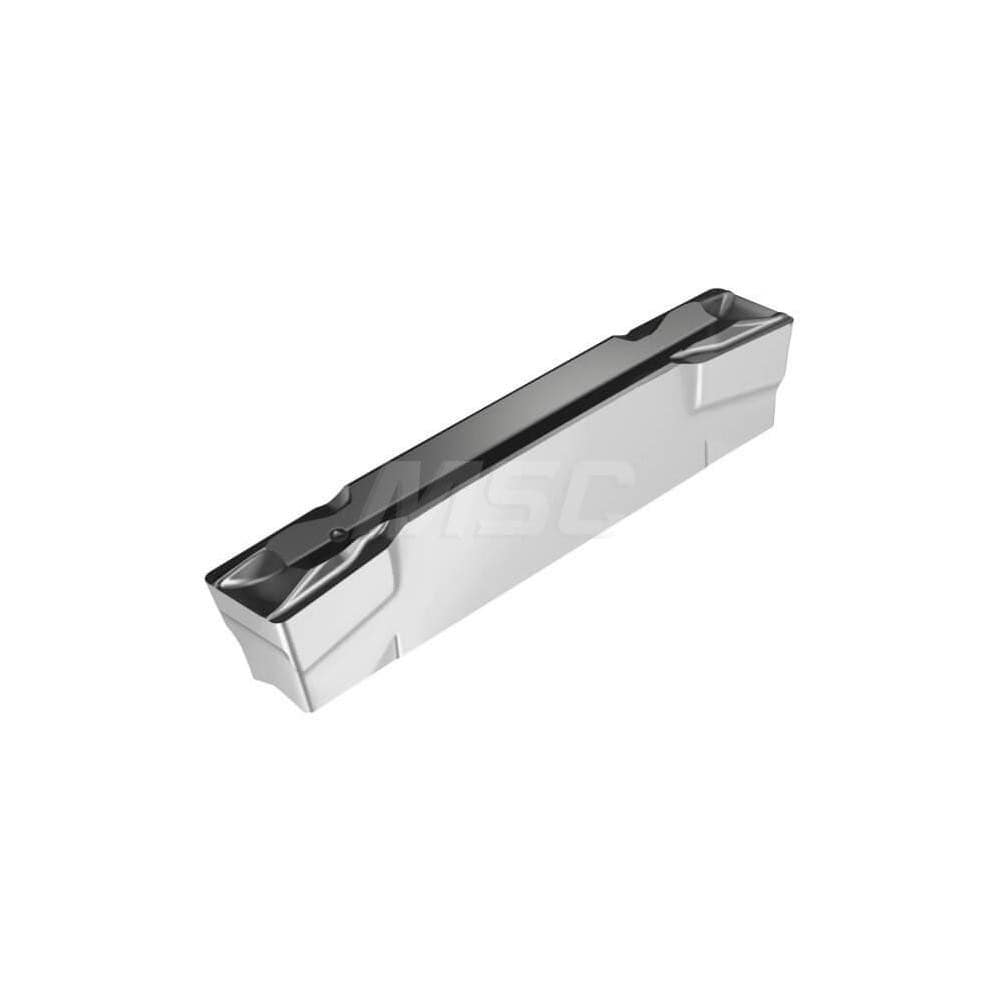 Grooving Insert: GX16UF8 WSM23S, Solid Carbide Al Finish, Neutral, 0.167″ Cutting Width, Series Tiger-tec Silver